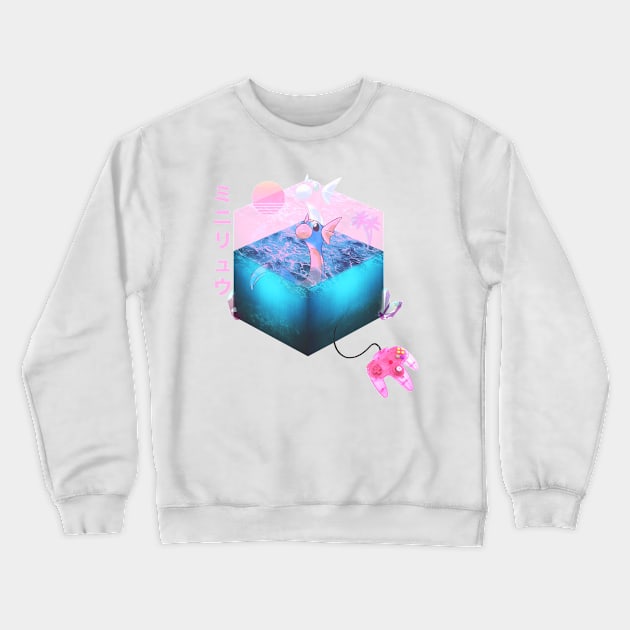 VaporCube 64 Crewneck Sweatshirt by Silphwave Co